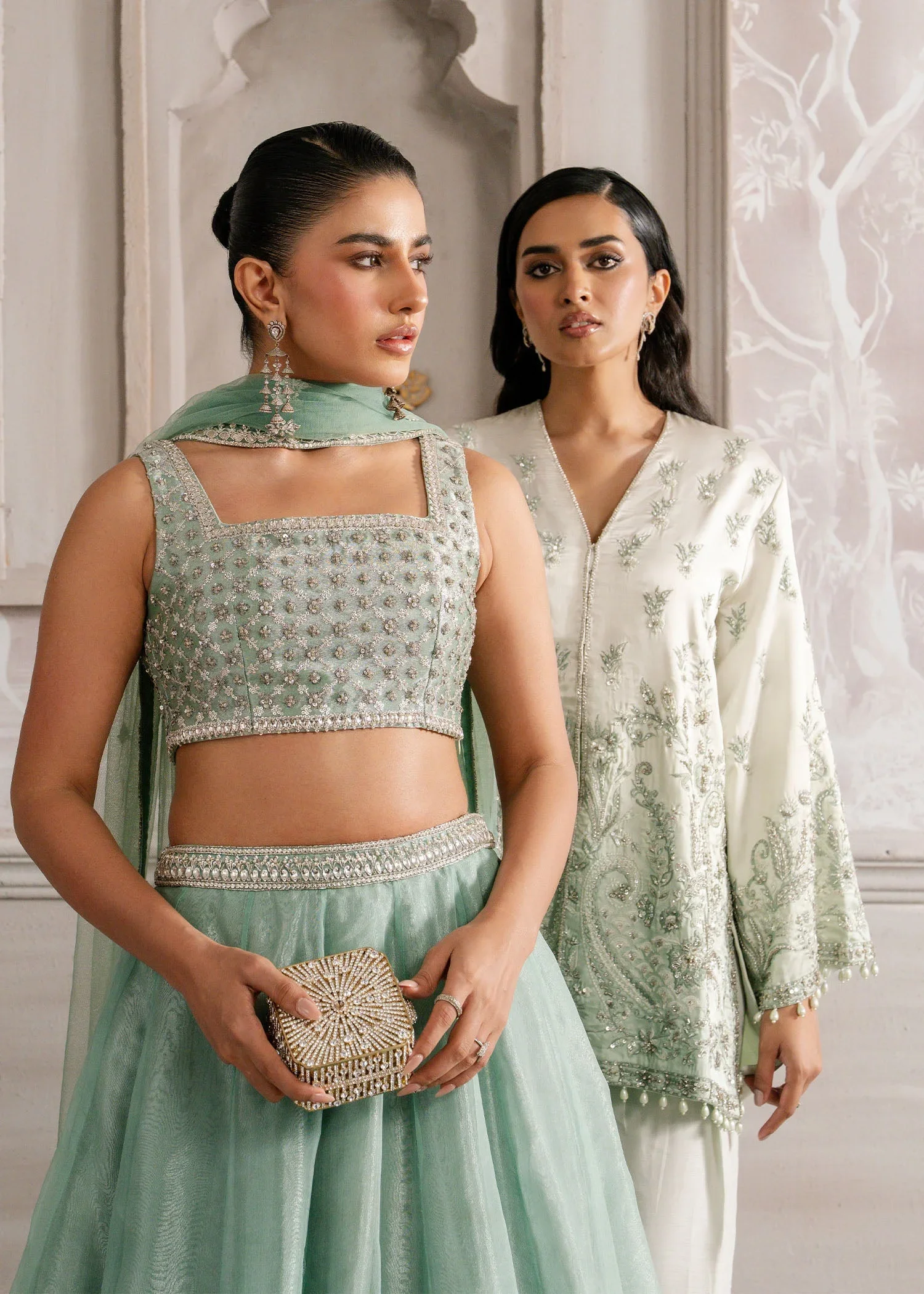 Aqua Bling – Mahgul Formal Wear Image 1