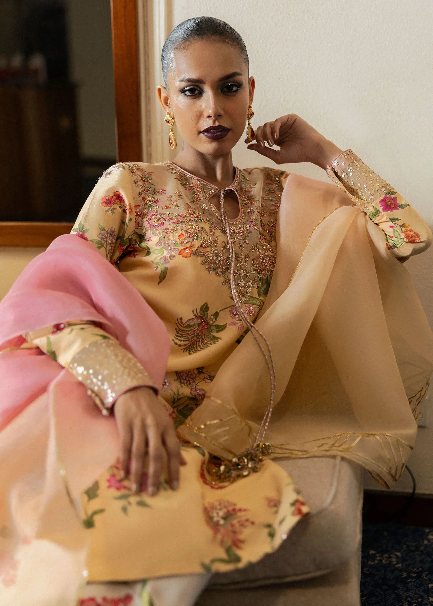 Asher – Hussain Rehar Luxury Pret Image 1