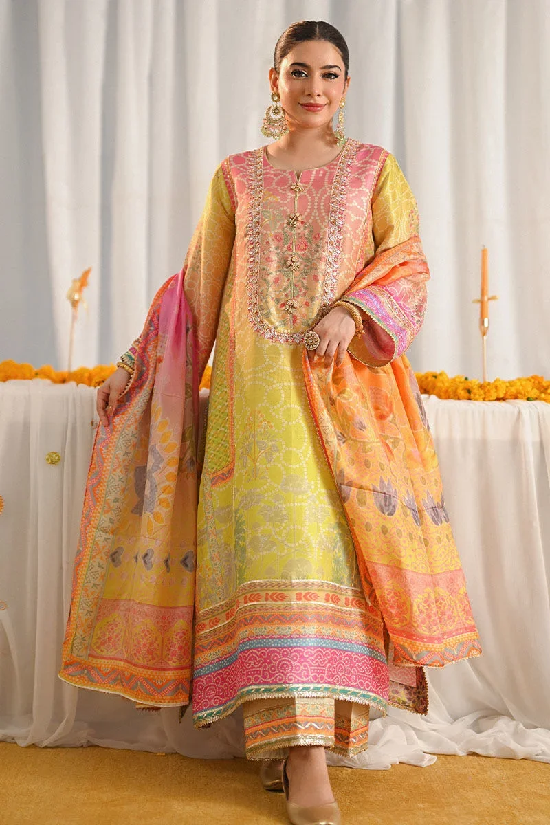 Miraal Shirt and Dupatta – Ansab Jahangir Luxury Pret Image 1