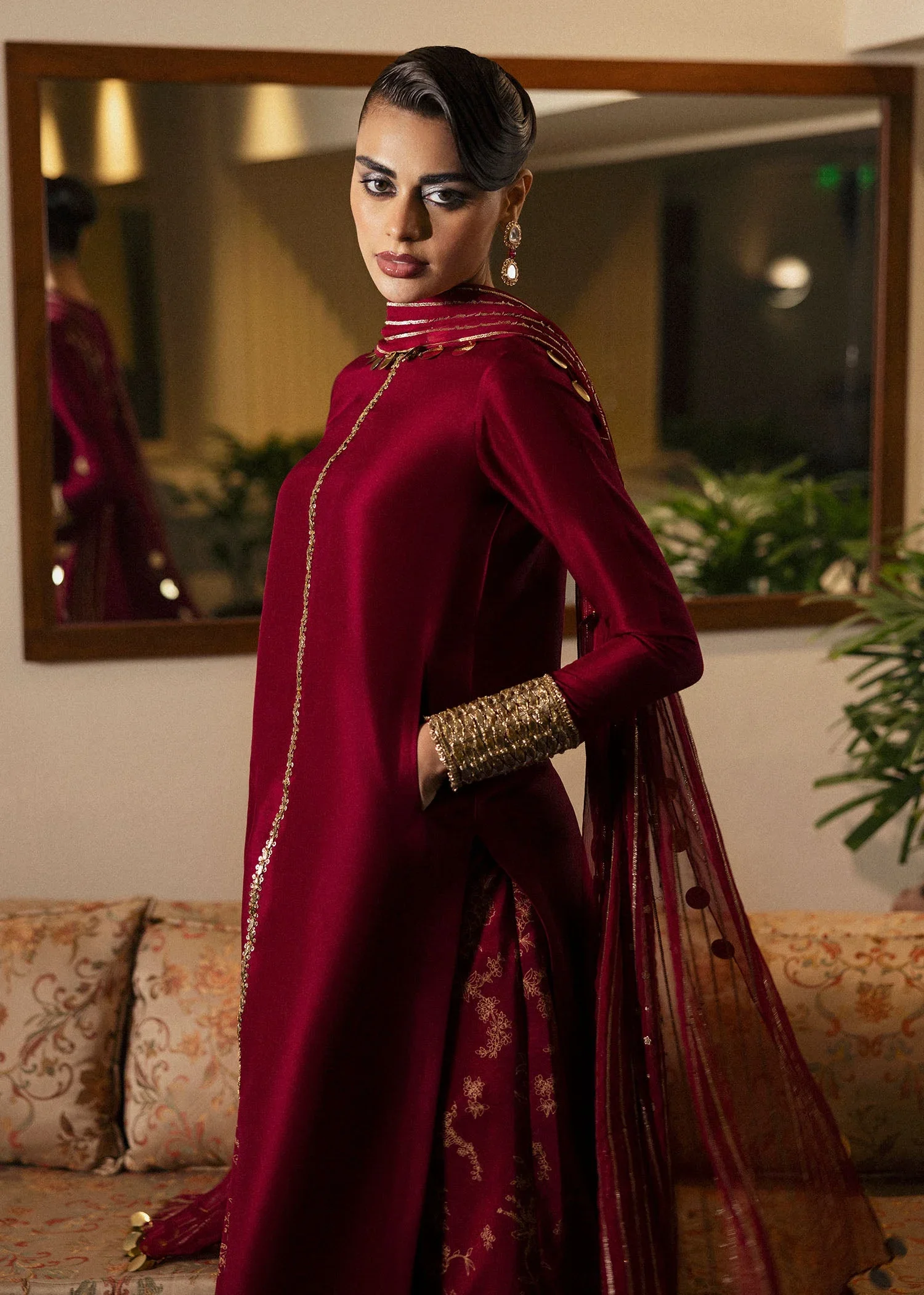 Mulbery – Hussain Rehar Luxury Pret Image 1