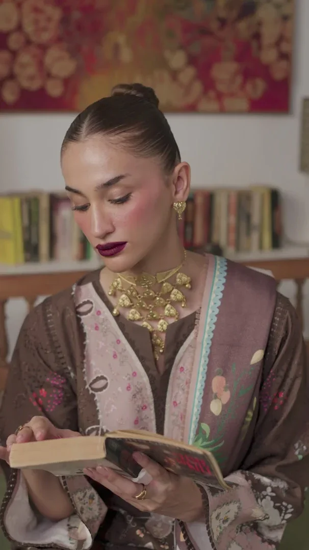 QW-09 (B) RABELLA  – Qalamkar Luxury Pret Image 1