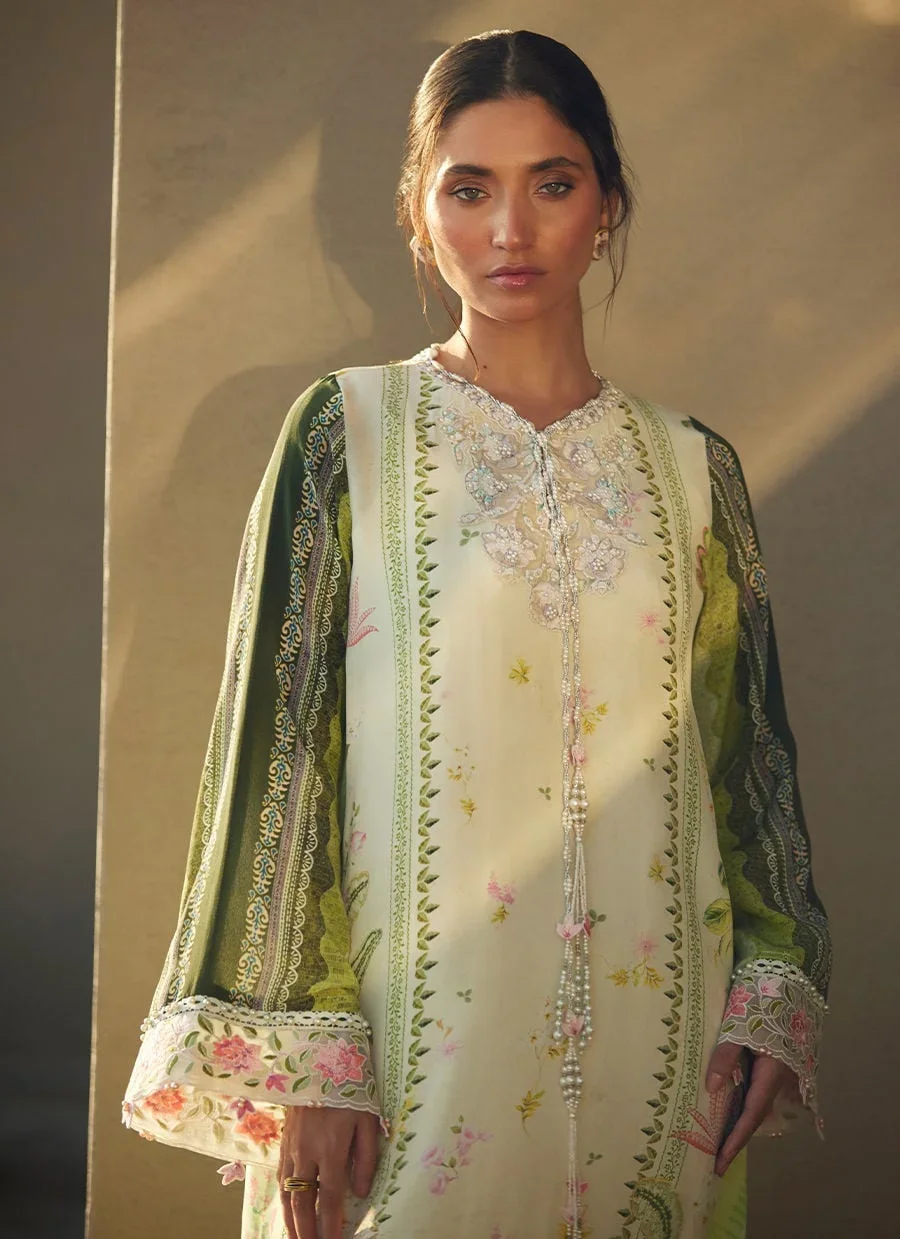 Selah Kiwi Crepe Kaftan – Farah Talib Aziz Casual Wear Image 3