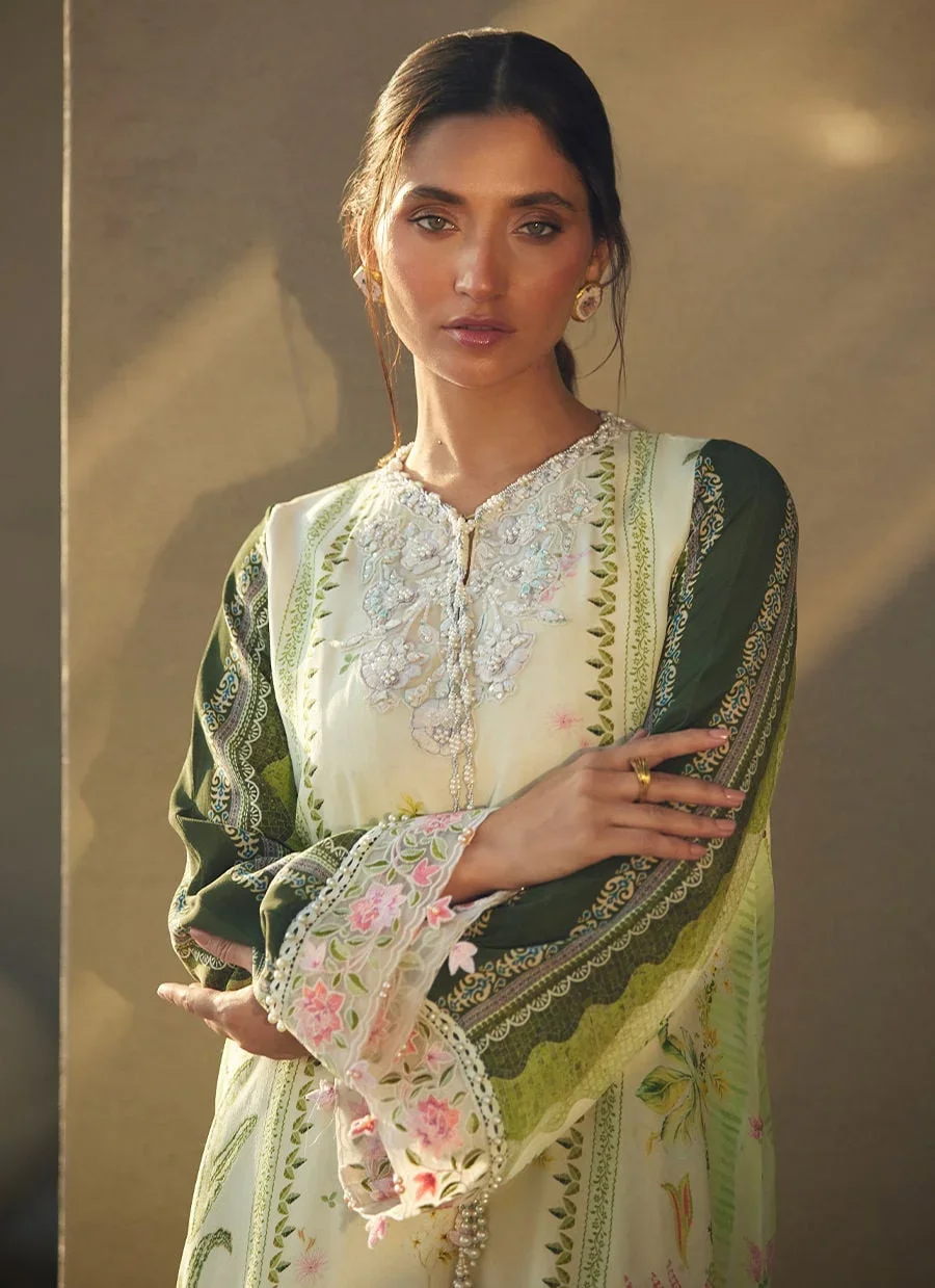 Selah Kiwi Crepe Kaftan – Farah Talib Aziz Casual Wear Image 6