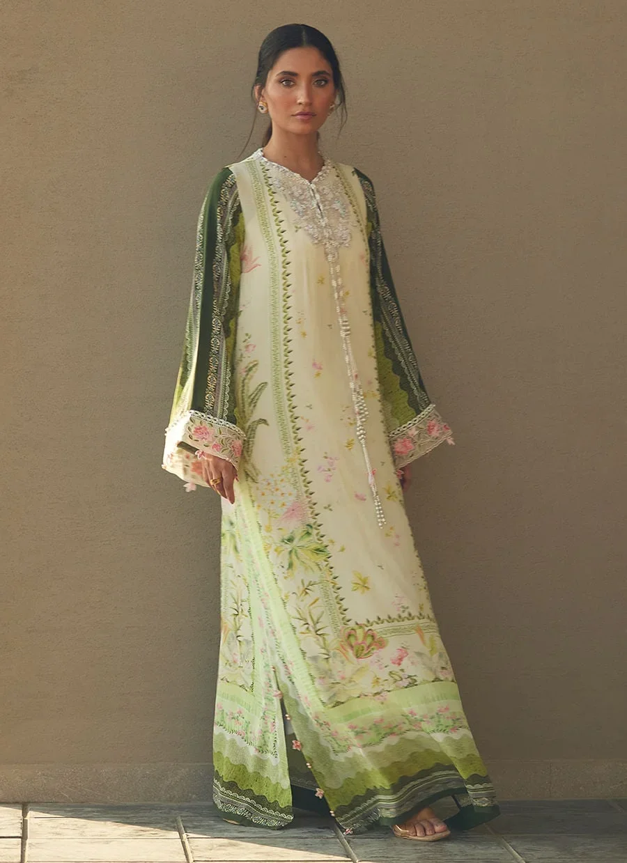 Selah Kiwi Crepe Kaftan – Farah Talib Aziz Casual Wear Image 8