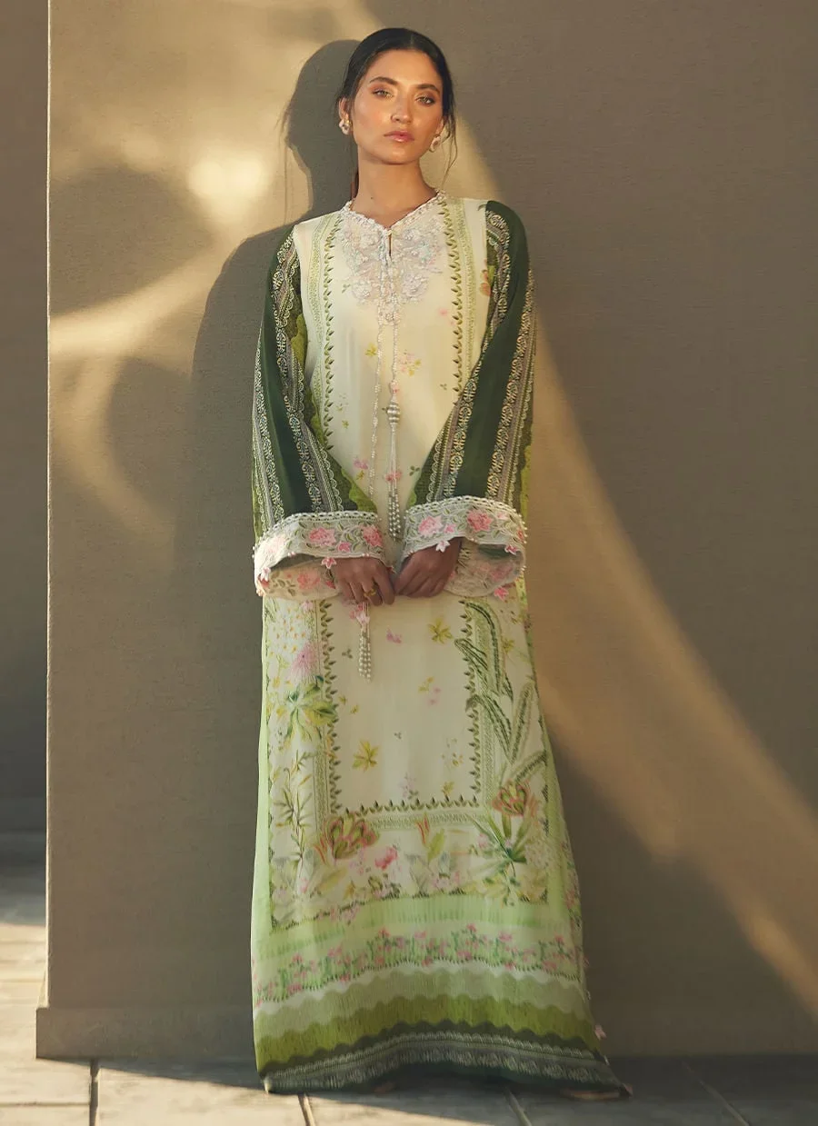 Selah Kiwi Crepe Kaftan – Farah Talib Aziz Casual Wear Image 9