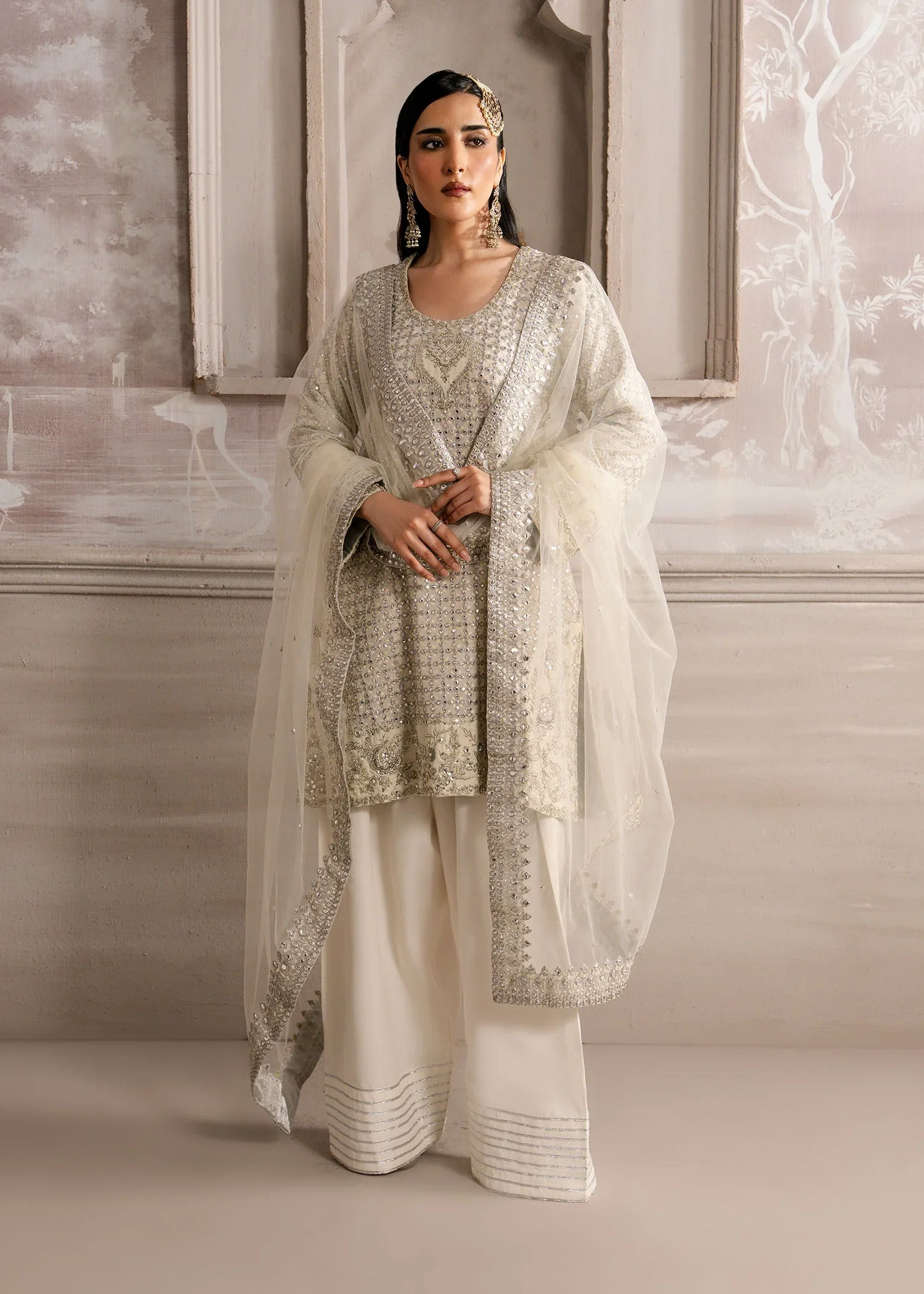 White Sun– Mahgul Formal Wear Image 4